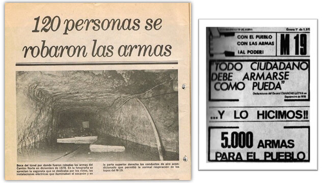 El M-19 asalta el Cantón Norte