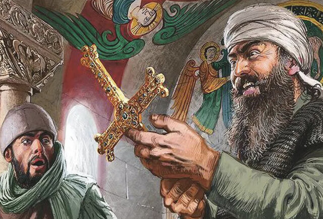 Almanzor destruye Santiago de Compostela