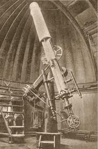 Invention of the  first telesocpe