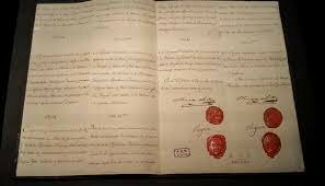 Firma del tratado de San Ildefonso
