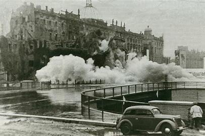 Berliner Schloss gesprengt