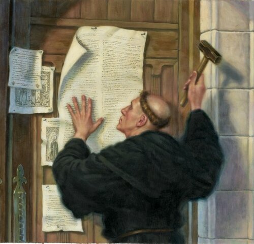 Martin Luther wrote the Ninety-Five Theses