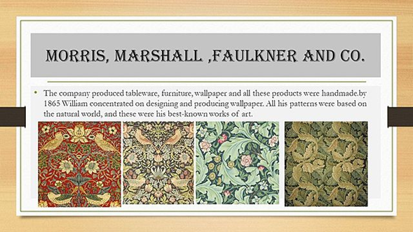 Empresa de decoraciòn Morris, Marshall, Faulkner & Co