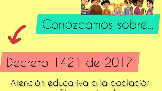 DECRETO 1421 DE 2017
