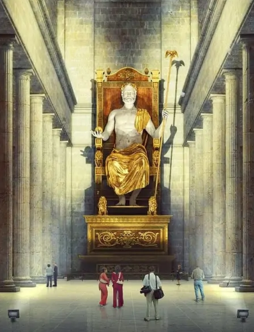 Grecia; Zeus en Olimpia