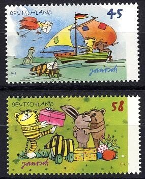 Die Deutsche Post widmete ihm zwei Briefmarken.