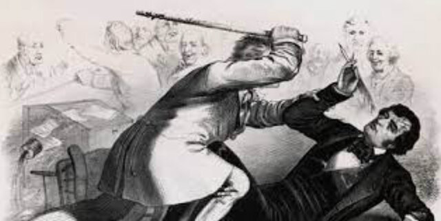 Preston Brooks V.S. Charles Sumner