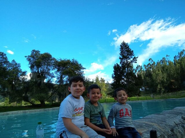 Decidí presentarlos a mis hijos