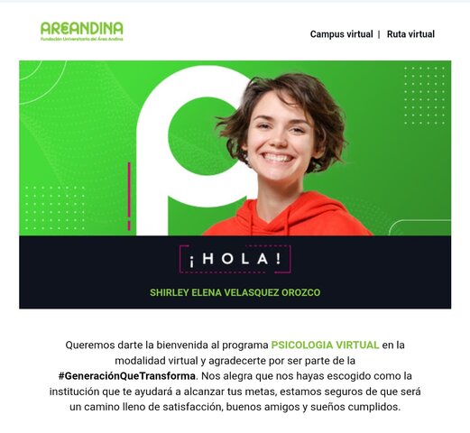 Formación en Psicología.