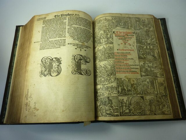 Production of the English bible and creation of mandatories in churches