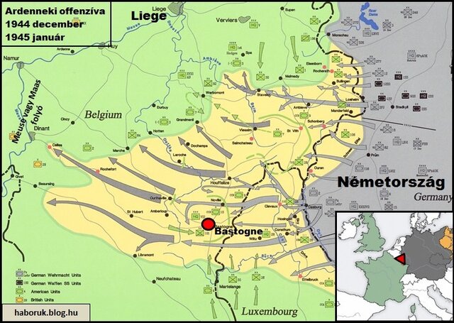Az utolsó nagyobb német ellentámadás az Ardennekben