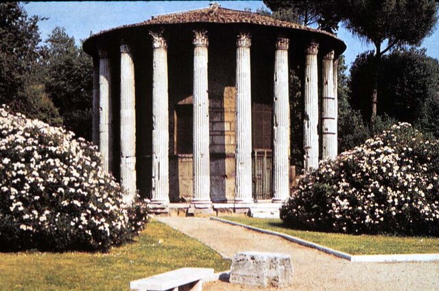 ROMA 1 - Roma tardorrepublicana, templo de Hércules Olivario