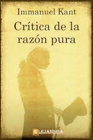 Kant, Crítica de la razón pura