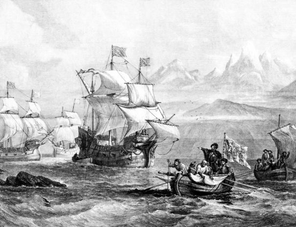 Munduan zehar egindako lehen bidaia.