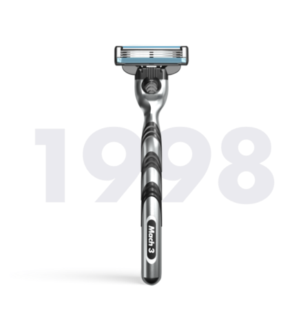 Máquina de afeitar de 3 hojas + vibración