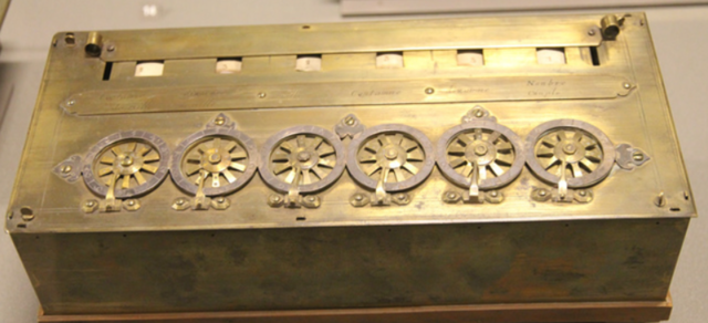 Creación de "La Pascalina" por Blaise Pascal