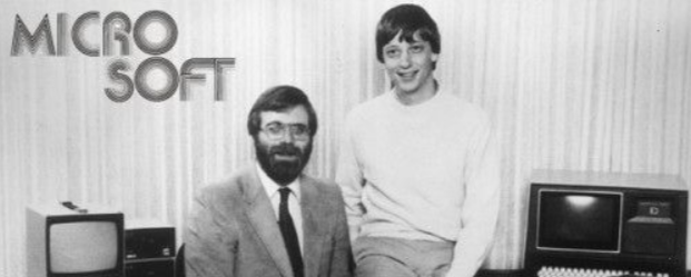 Bill Gates y Paul Allen formaron Micro-soft