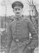 Otto Frank (Anne's father) finishes his service in the German Army as a Lieutenant as the war ends