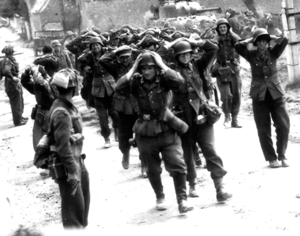 Germany surrenders. Death camps are liberated.