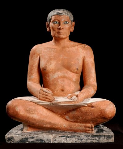 Seated scribe