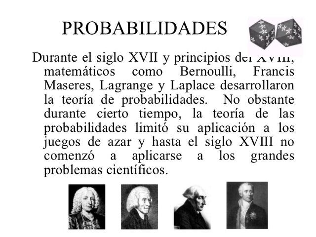 la teoría de probabilidades