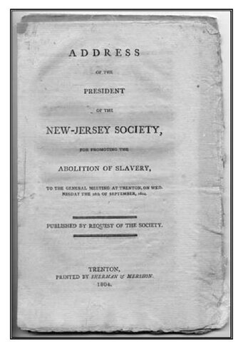 New Jersey Abolishes Slavery