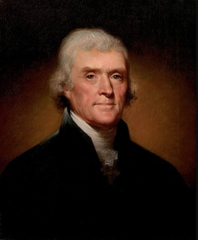 Thomas Jefferson is elected president