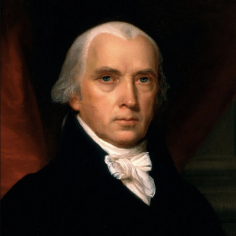 James Madison is elected president