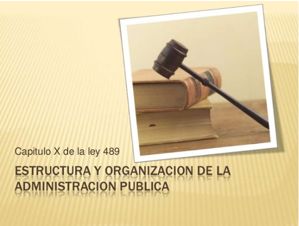 La administración pública y el Estado benefactor.