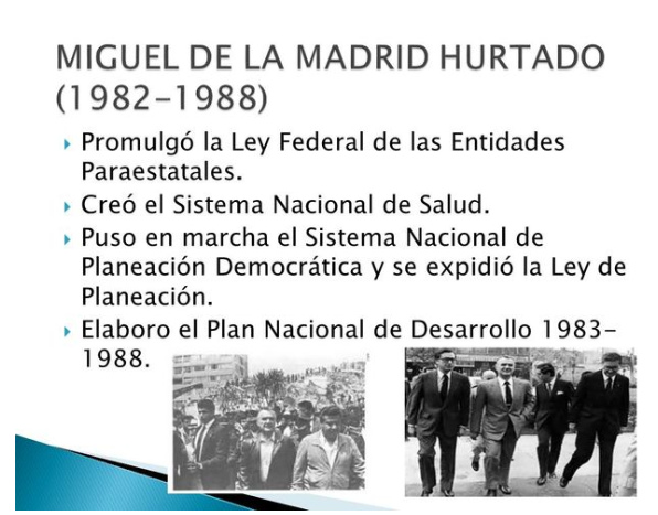 Se crea la Secretaría de Programación y Presupuesto.