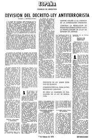 Promulgación de la ley antiterrorista