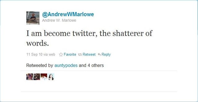 Andrew Marlowe Joins Twitter