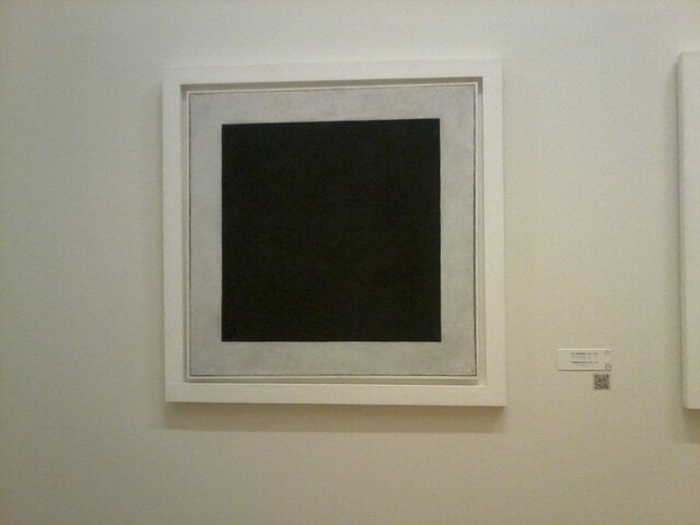 “Cuadrado negro sobre fondo blanco”,de Malevich
