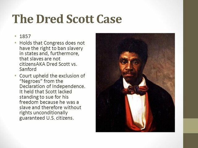 Dred Scott v Sandford
