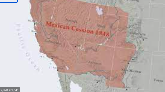 Mexico loses California, New Mexico, and Arizona