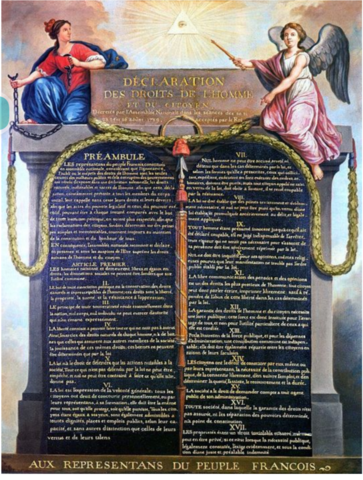 The Decoration of the Rights of Man