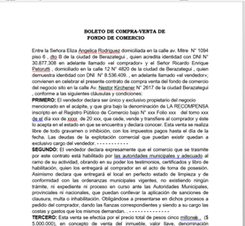 Otorgamiento documento de transferencia