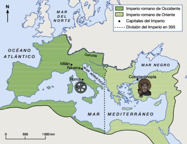 La caída del Imperio romano