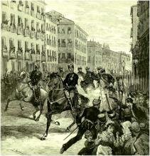 Comença Restauració amb la FRE il·legalitzada i el moviment obrer dividit i les associacions obreres en la clandestinitat.