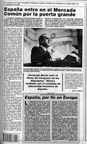 La entrada de España en la CEE