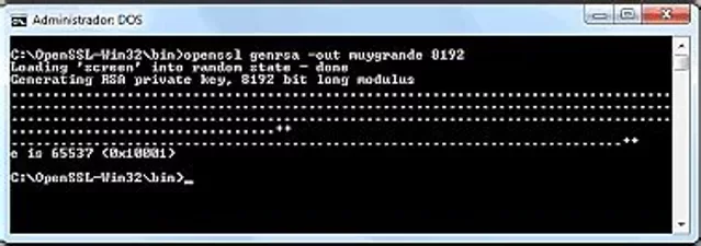 error en codificacion en openSSL