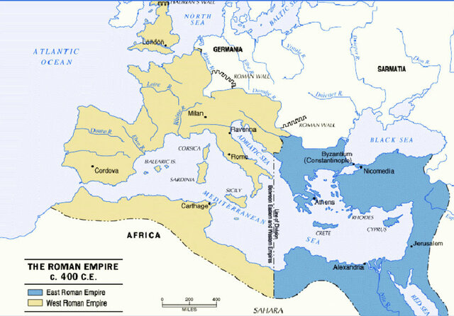 Roman Empire Division