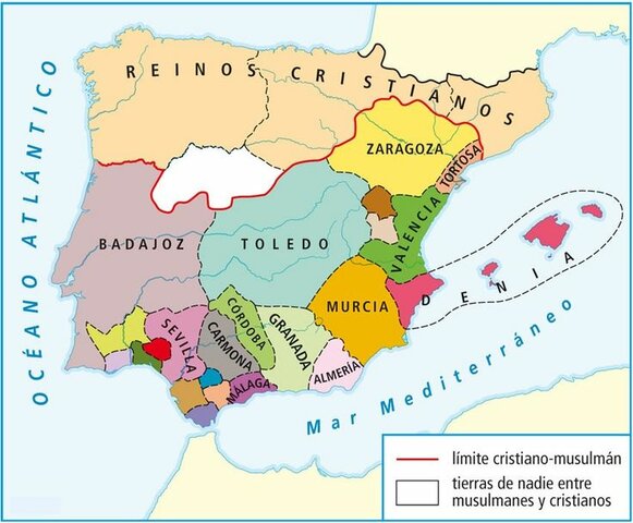 Al-Andalus se divide en Taifas independientes