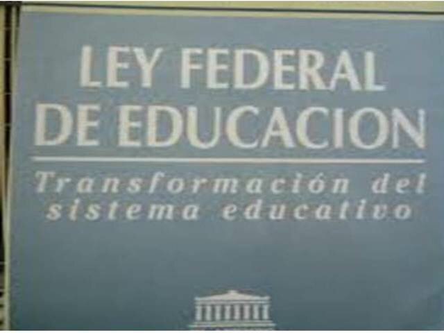 Ley Federal de Educación 24.195