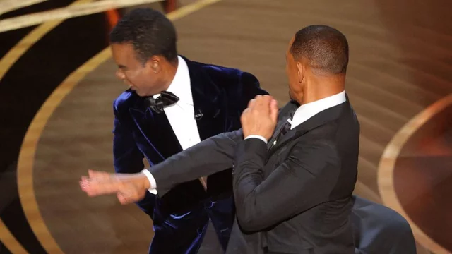 Puño a Chris rock