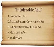 Intolerable acts