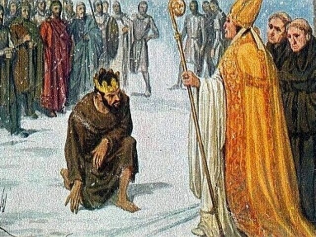 Umiliazione di ENrico IV a Canossa