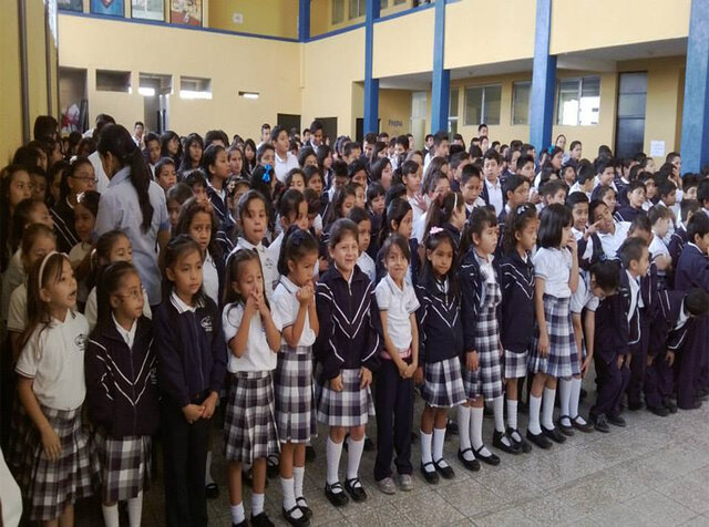 Primera vez que fui al colegio.