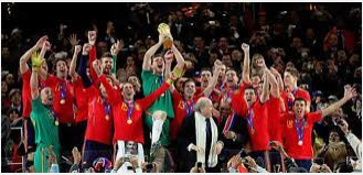 La selecció espanyola de futbol guanya el mundial