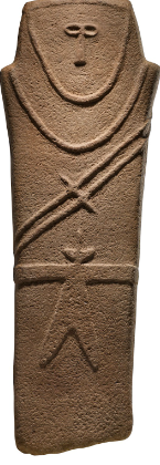 Anthropomorphic stele